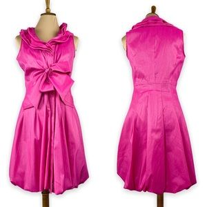 Samuel Dong pink sleeveless mini dress, size Small